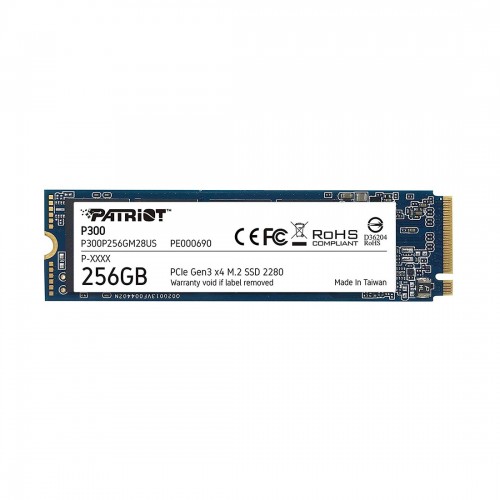 Твердотельный накопитель SSD Patriot P300 256GB M.2 NVMe PCIe 3.0x4