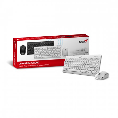 Комплект Клавиатура + Мышь Genius Luxemate Q8000 White