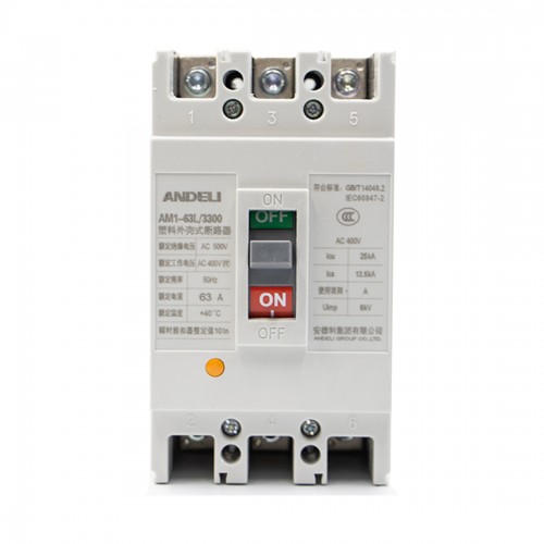 Автоматический выключатель ANDELI AM1-63L 3P 40A