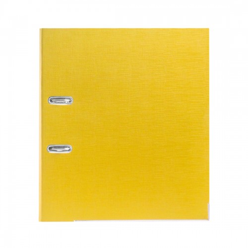 Папка-регистратор Deluxe с арочным механизмом, Office 2-YW5, А4, 50 мм, жёлтый