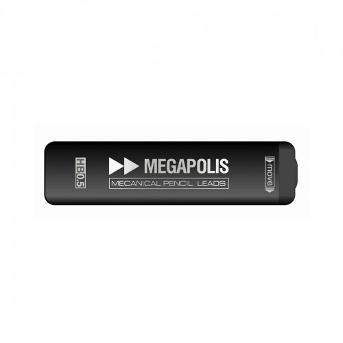 Футляр грифелей ErichKrause® MEGAPOLIS® Concept для механических карандашей 0.5 мм. (20 грифелей)