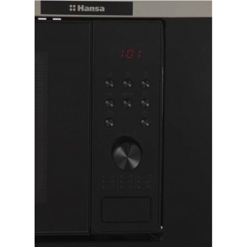 Встраиваемая микроволновая печь Hansa AMG-20BFH черная