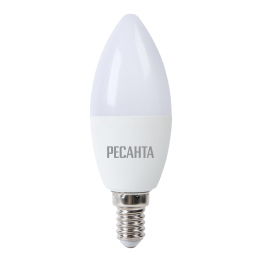 Лампа светодиодная РЕСАНТА LL-R-C37-7W-230-3K-E14